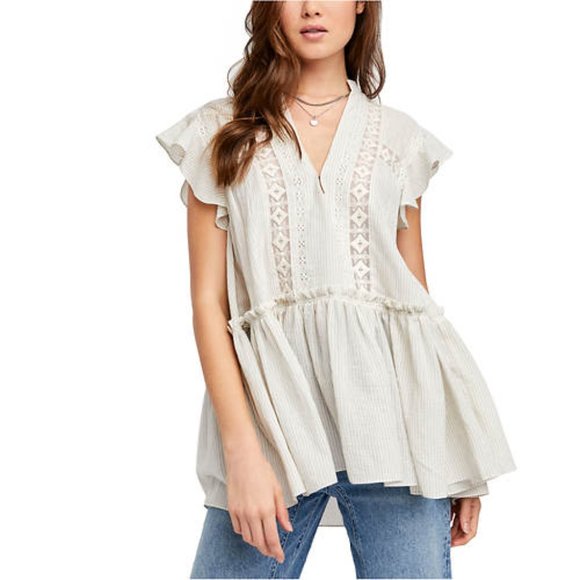 Free People Baby Blues Tunic Top - Picture 4 of 9
